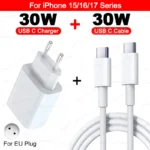 For Apple 30W Charger USB Type C Fast Charger For iPhone 13 15 17 14 12 11 16 Pro Max Plus PD Charger Charging Cable Accessories - Image 10
