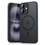 Luxury Magnetic Matte Translucent Armor Shockproof Case For iPhone 11 12 13 14 15 16 For Magsafe Wireless Charge Cover - Image 2