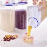 【Hot sales】Rice Storage Container 2KG with Measuring Cup & Lid - Image 4