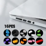 16Pcs/set Universal Anti Dustproof Notebook Port Plug Silicone Protector USB Elastic Laptop Computer Cover Stopper - Image 2