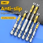 5PCS Upgraded High Hardness And Strong Magnetic Bit 25/50/65/70/90/150mm Non-slip Cross High Hardness Electric Hand Drill Screw