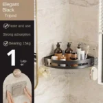 3/2/1 PCS Adhensive Bathroom Shampoo Holder Shower Caddy Shelves Storage No Drill Shelf Corner Towel Holder Shelves For Bathroom - Image 6