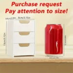 3-Tier Plastic Cosmetic Storage Box Organizer with Drawers Multifunctional Countertop Storage for Jewelry Office Supplies - Image 3