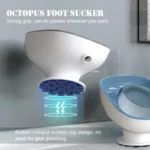 1Pcs Bathroom Soap Dishes Holder Self Draining Soap Box with Super Suction Portable Soap Container for Bathroom Accessories - Image 2