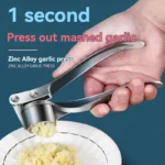 manual garlic press 16cm zinc alloy crusher