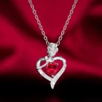 Elegant Style Heart shaped Pendant Necklace Hollow Design Mother's Day Gift Party Suitable for Best Friends Without Box - Image 4