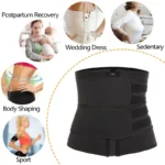 1pc Waist Trainer Slimming Body Shaper Fitness Belt Weight Loss Fat Burning Sport Girdle Sweat Trimmer Workout Cincher Shapewear - Image 4