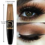 5D Eye Black Mascara Waterproof Lengthens Eyelashes Extension Silk Fiber Mascare Eye Makeup for Women Cosmetic Korean Make up - Image 5
