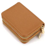Women's Double Zipper Wallet Fashion Short Credit Card Holder with Large Capacity Coin Purse - Image 11