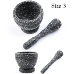 Mortar and Pestle Set 2-Piece Resin Spice Grinder Bowl - Image 8