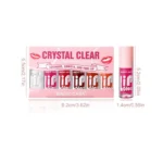 6pcs/set Small bottle Hydrating Jelly Lip Oil long-lasting Moisturizing  smooth shimmering Lip Hydrating Liquid - Image 6