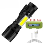2000LM Ultra Bright P50 LED Flashlight Tactical EDC Emergency Spotlight Telescopic Zoom Handheld Torch with 14500/18650 Battery - Image 7