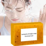 100g Turmeric Hand Made Soap, Lemon Kojic Acid Soap, Shower and Facial Soap Body Care 1/3/5pcs - Image 6