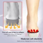 Height Increase Half Shoe Insoles Heel Insert Sport Cushion EVA Memory Foam Heel Lifting 2/3/4/5CM Taller Invisible Heighten Pad - Image 3