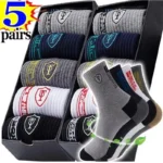 10pairs Breathable Cotton Sports Stockings Men Bamboo Fiber Autumn and Winter Men Socks Sweat Absorption Deodorant Business Sox - Image 30