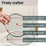 Stainless Steel Filter Tray Round Mesh Kitchen Strainer Basket - Image 6