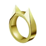 Self-defense cat ear ring window breaker women's anti-wolf men's single finger buckle carry defense spikes finger tiger . - Image 16