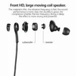 Type C Wired Microphone Earphone For Samsung Galaxy S25 24 S23 S22 S21 Ultra Plus In Ear 3.5 MM Earbuds For Work Music Calls - Image 3