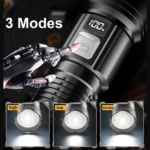 6000000LM LED Flashlight Rechargeable High Power Military Tactical Flashlight Telescopic Zoom Torch Lamp Outdoor Camping Lantern - Image 2