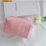 HOMEFISH Stylish Large‑Capacity Pillow‑Shaped Storage Bag, Portable Multifunctional Cosmetic & Pen Pouch For Women Daily Carry