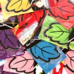 3-60pcs Car Air Freshener Natural Scented Tea Paper Auto Hanging Vanilla Perfume Fragrance Leaf Shape Car Accessories Interior - Image 2