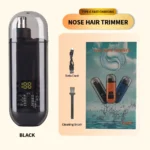 2 In 1 Electric Portable Ear And Nose Hair Trimmer Clipper 2024 Professional Painless Portable Eyebrow For Men - Image 8