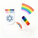 Rainbow Crayon Set 2PCS 6-Color Wax Art Set for Kids - Image 11