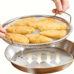 stainless steel filter tray round mesh strainer