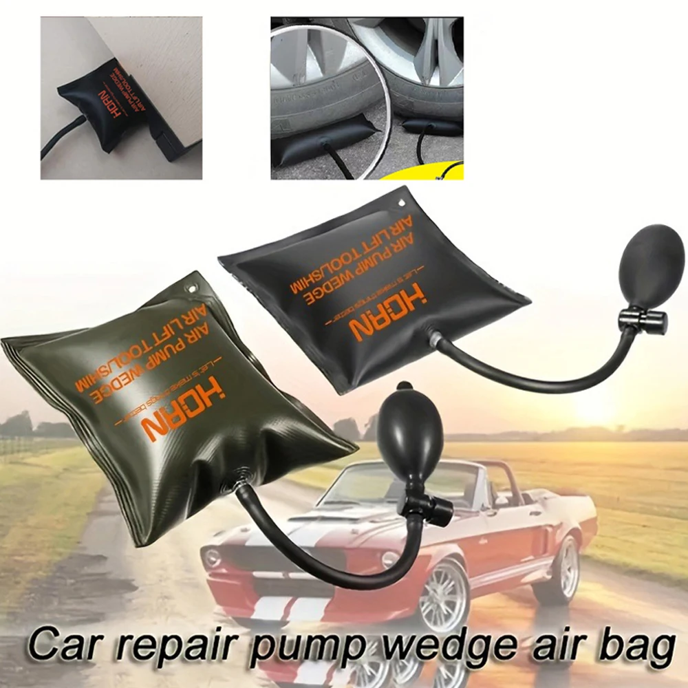S707dc144de364adea53c21feae0e0651q.webp Air Pump Wedges Inflatable Airbag For Door Windows Car Powerful Installation Alignment Repair Tool Door Window Installation - Image 1