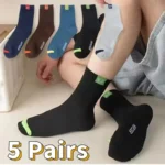 10pairs Breathable Cotton Sports Stockings Men Bamboo Fiber Autumn and Winter Men Socks Sweat Absorption Deodorant Business Sox - Image 16