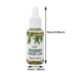 GZE Rosemary Oil For Hair Rosemary Scalp Hair Oil, All Type & Texture | Straight, Waves & Chemically Hairs Strengthens - Image 4