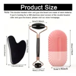 1/2/3pcs Ice Face Roller Facial Skincare Ice Roller Facial Roller GuaSha Face Tool Set Face Massage Roller Lifting Contouring - Image 2