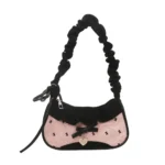 Fashion Grid Mini Handbags Adjustable Shoulder Strap Korean Hand-held Commuting Bag Single-shoulder Crossbody Bag Underarm Pouch - Image 11