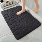 Non Slip Bathroom Mat 40×60cm Absorbent Cobblestone Floor Mat - Image 11