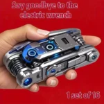 16-in-1 Socket Wrench Set, Non-Slip Rotating Head. Durable Stainless Steel for Home & Car Repairs. Easy & Universal Tool.