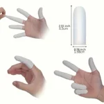 20/200pc Rubber Finger Protector Covers Wear-Resistant Highly Elastic Anti-Slip Latex Finger Cots for Electronics Medical Protec - Image 6
