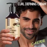 100ML Men's Castor Oil Curling Cream with Rosemary and Peppermint to Control Curling - Image 3