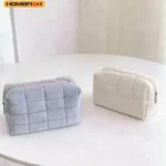 HOMEFISH Stylish Large‑Capacity Pillow‑Shaped Storage Bag, Portable Multifunctional Cosmetic & Pen Pouch For Women Daily Carry - Image 5