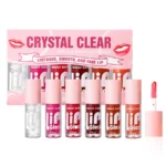 6pcs/set Small bottle Hydrating Jelly Lip Oil long-lasting Moisturizing  smooth shimmering Lip Hydrating Liquid - Image 4