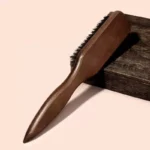 Brown Pointed-Tail Bristle Comb - Unisex, Smooth & Anti-Static, No Tangles No Hair Damage, Home Use - Image 5