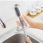 Silicone Bottle Cleaning Brush 27cm Long Handle Cup Scrubber - Image 6