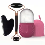 1/2/3pcs Ice Face Roller Facial Skincare Ice Roller Facial Roller GuaSha Face Tool Set Face Massage Roller Lifting Contouring - Image 17