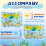 Baby Water Play Mat 1PC Inflatable Tummy Time Activity Pad - Image 3