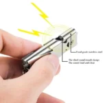 Double Pipe Whistle Pendant Keychain High Decibel Portable Outdoor Survival Emergency Camping Tool Multifunction 1PC - Image 5