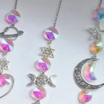 Crystal Wind Chime Rainbow Maker Sun Catcher Dream Catcher Pendant Home Garden Decor Wind Chime, Holiday, Festival, Home Decor, - Image 6
