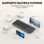 2.4G Wireless Keyboard With 7-color Backlight Touchpad Mouse And Flashligt- Portable Applicable- Perfect For PC Smart TV Box - Image 3