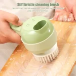 4 In 1 Vegetable Cutter Multifunctional Handheld Electric Wireless Chop Garlic Mash Minced Slice Onion Cutting Cooking Gadget - Image 4