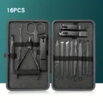 7/10/12/18/20/24PCS Set Professional Manicure Set Kits Stainless Steel Fingernail Toenail Clippers Set with Leather Portable - Image 15