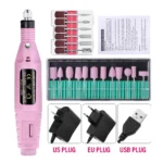 LULAA Portable Professional Electric Nail Drill Machine Manicure Tools Pedicure Drill Set Family Nail File Nail Drill Equipment - Image 7