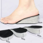 Height Increase Half Shoe Insoles Heel Insert Sport Cushion EVA Memory Foam Heel Lifting 2/3/4/5CM Taller Invisible Heighten Pad - Image 2